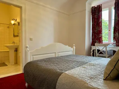 Ein Bett oder Betten in einem Zimmer der Unterkunft Villa Kempner Werder