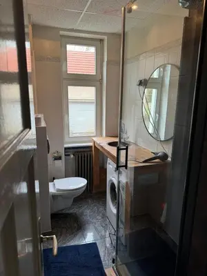 Ein Badezimmer in der Unterkunft Country house villa near Berlin