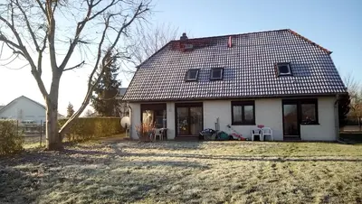 Das Gebäude in dem sich die Ferienwohnung befindet