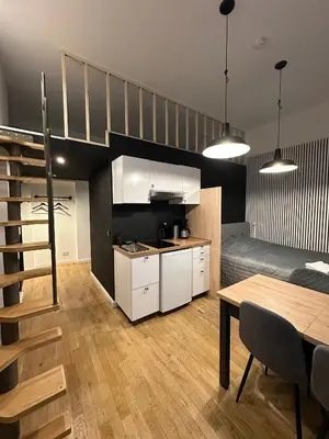 Küche/Küchenzeile in der Unterkunft K&S Apartments