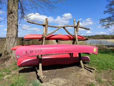 Naturlandschaft in der Nähe des Campingplatzes