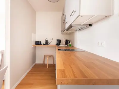 Küche/Küchenzeile in der Unterkunft Modernes Studio Apartment Berlin Mitte 37m2 - U-Bahn Leopoldplatz by Rooms Berlin