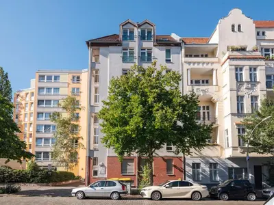 Das Gebäude in dem sich die Ferienwohnung befindet