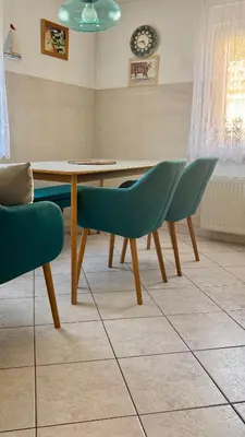 Ein Sitzbereich in der Unterkunft Fischerhaus Ketzin
