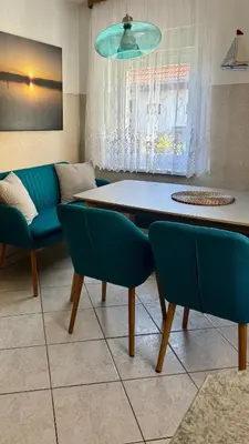 Ein Sitzbereich in der Unterkunft Fischerhaus Ketzin