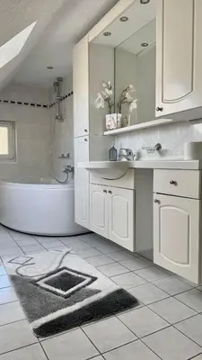 Ein Badezimmer in der Unterkunft Fischerhaus Ketzin
