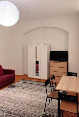 Ein Sitzbereich in der Unterkunft M101 Rooms