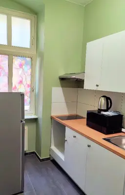 Küche/Küchenzeile in der Unterkunft M101 Rooms