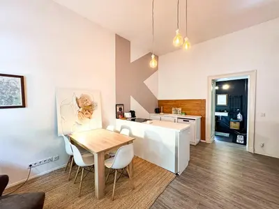 Ein Bett oder Betten in einem Zimmer der Unterkunft Schoenes Apartment in Prenzlauer Berg x Winskiez