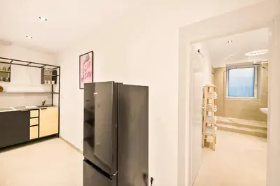 Ein Badezimmer in der Unterkunft Kreuzberg - Fürbringerstraße Kiez Apartment