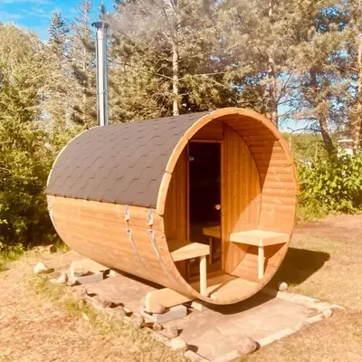 Naturidylle mit Kamin und Sauna in der Schorfheide