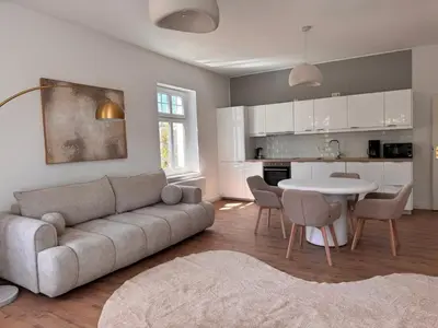 Küche/Küchenzeile in der Unterkunft Apartment 2 am Werlsee