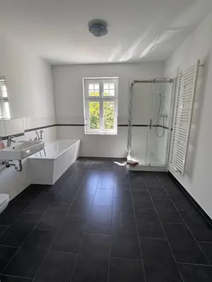Ein Badezimmer in der Unterkunft Apartment 2 am Werlsee