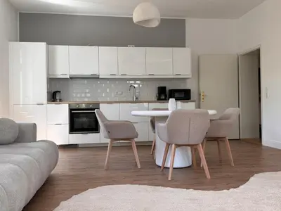 Küche/Küchenzeile in der Unterkunft Apartment 2 am Werlsee