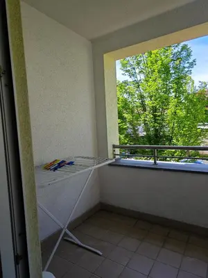 Ein Balkon oder eine Terrasse in der Unterkunft Ferienwohnung Bad Saarow 