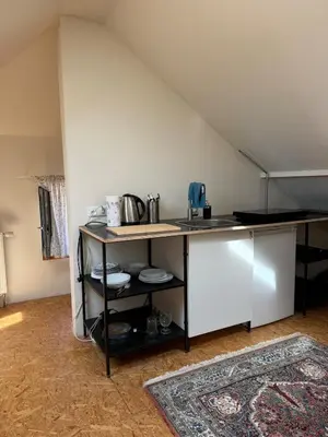 Küche/Küchenzeile in der Unterkunft Apartment near Potsdam & Berlin