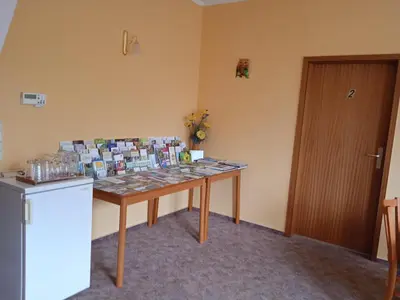 Getränke in der Unterkunft Ferienzimmer in Pension zur alten Weide im Oderbruch