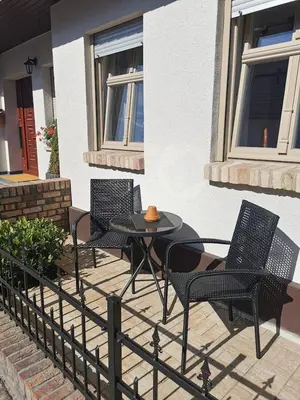 Ein Balkon oder eine Terrasse in der Unterkunft Pension Zum Stellmacher