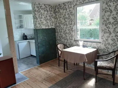 Küche/Küchenzeile in der Unterkunft Gästehaus im Grünen