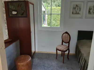 Ein Sitzbereich in der Unterkunft Gästehaus im Grünen