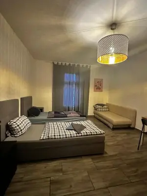 Ein Bett oder Betten in einem Zimmer der Unterkunft Studio in Berlin9