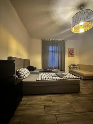 Ein Bett oder Betten in einem Zimmer der Unterkunft Studio in Berlin9