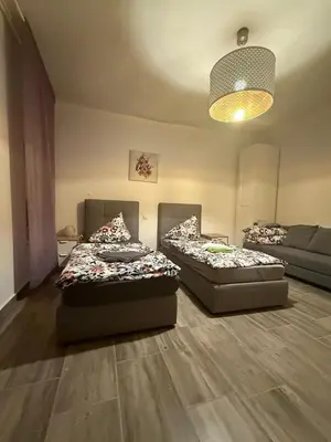 Ein Bett oder Betten in einem Zimmer der Unterkunft Beautiful apartment in Berlin8
