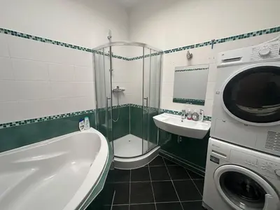 Ein Badezimmer in der Unterkunft Nice apartment in Berlin7