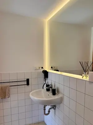 Ein Badezimmer in der Unterkunft Landhaus Buckow