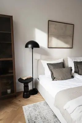 Ein Bett oder Betten in einem Zimmer der Unterkunft Design Apartment with Garden