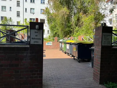 Das Gebäude in dem sich die Ferienwohnung befindet
