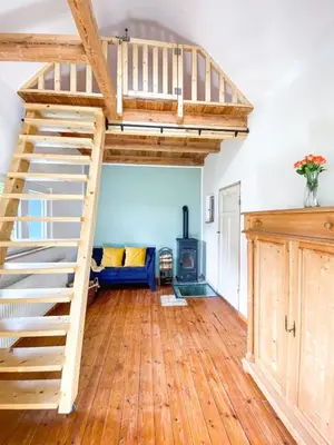 Grundriss der Unterkunft Tiny House im grünen Rangsdorf fuer 4 mit Kamin RAN
