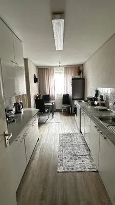 Küche/Küchenzeile in der Unterkunft 2,5 Zimmer Wohnung in der Nähe Flughafen Schönefeld