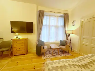 TV/Unterhaltungsangebot in der Unterkunft ROD 2 Quiet and Familyfriendly Apartment Close to Public Transport