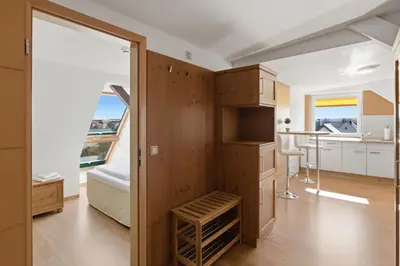 Küche/Küchenzeile in der Unterkunft SONN IDYLL Aparthotel