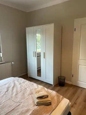Ein Bett oder Betten in einem Zimmer der Unterkunft Rabbit House