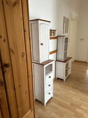 Küche/Küchenzeile in der Unterkunft Unterkunft in Luckenwalde