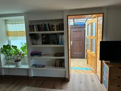 Die Bibliothek in der Ferienwohnung