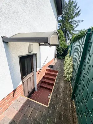 Das Gebäude in dem sich die Ferienwohnung befindet