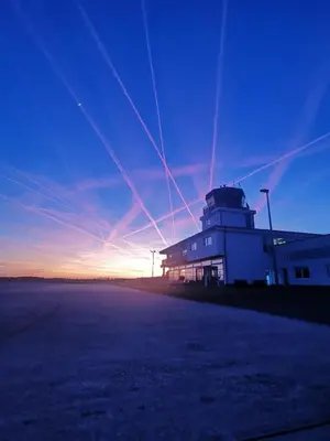 Blick auf den Sonnenuntergang/Sonnenaufgang von des Hotels aus oder aus der Nähe