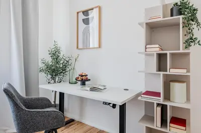 Die Bibliothek in der Ferienwohnung