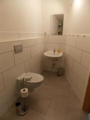 Ein Badezimmer in der Unterkunft Ferienwohnung Sonnenblume