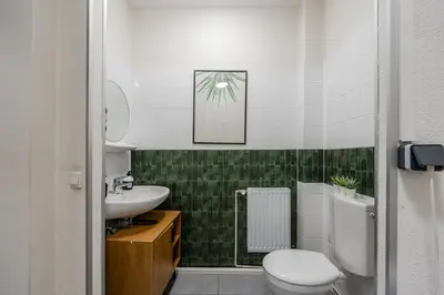 Ein Badezimmer in der Unterkunft Cozy Micro Apartment - Self Check-in