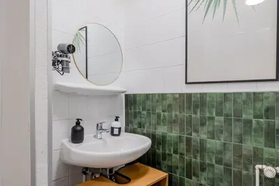 Ein Badezimmer in der Unterkunft Cozy Micro Apartment - Self Check-in