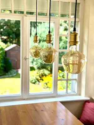 Ein Garten an der Unterkunft Gemütliches Haus in BERLiN Köpenick