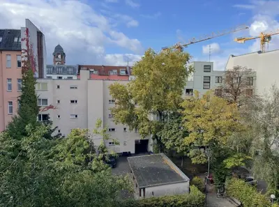 Das Gebäude in dem sich die Ferienwohnung befindet