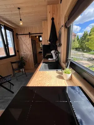 Grundriss der Unterkunft Waterfront Tiny House Stay