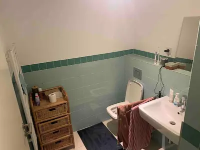 Ein Badezimmer in der Unterkunft Ruhige Wohnung für Familien mit kindern im herzen Prenzlauer Bergs