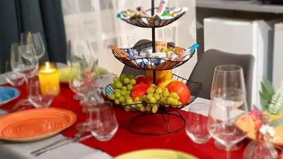 Essen in der Ferienwohnung oder in der Nähe
