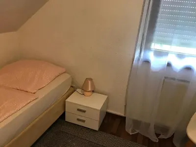 Ein Bett oder Betten in einem Zimmer der Unterkunft CLEOPATRA - ganze Haus